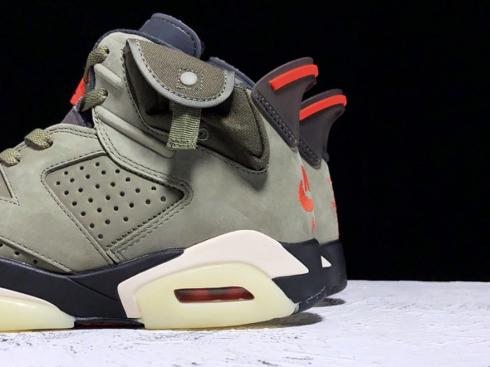 Travis Scott x Air Jordan 6 “Medium Olive” CN1084-200