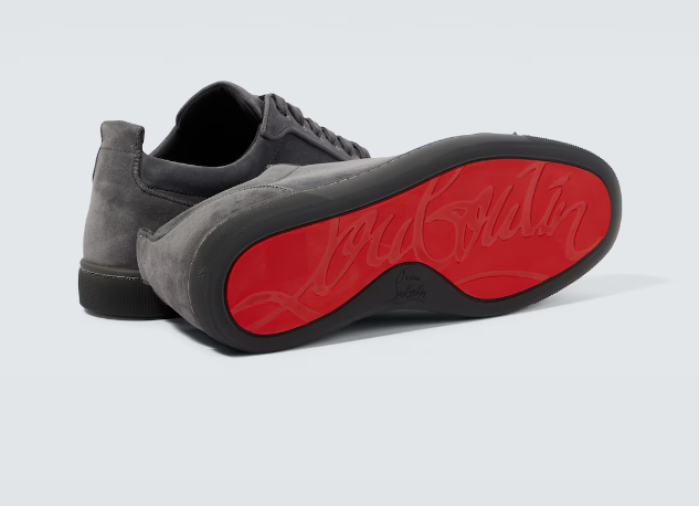 Ch**an louboutin l0*is junior spikes suede sneakers