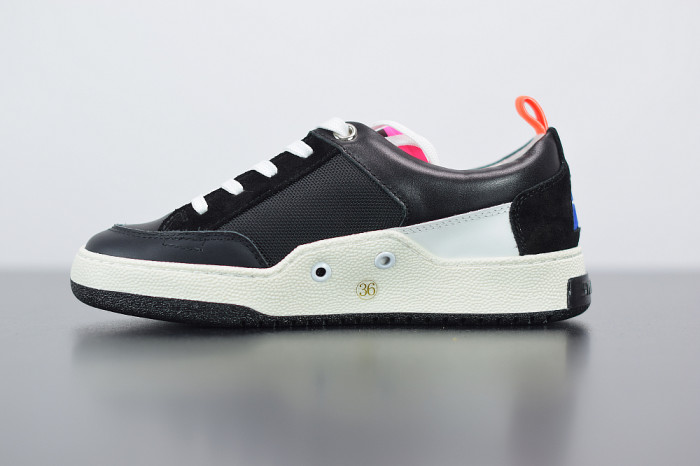 GGD Women’s fuchsia and leopard-print Yeah sneakers