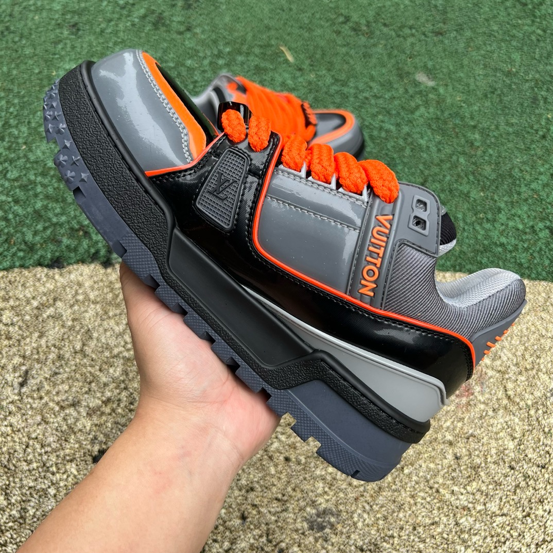 LV TRAINER MAXI Gray orange