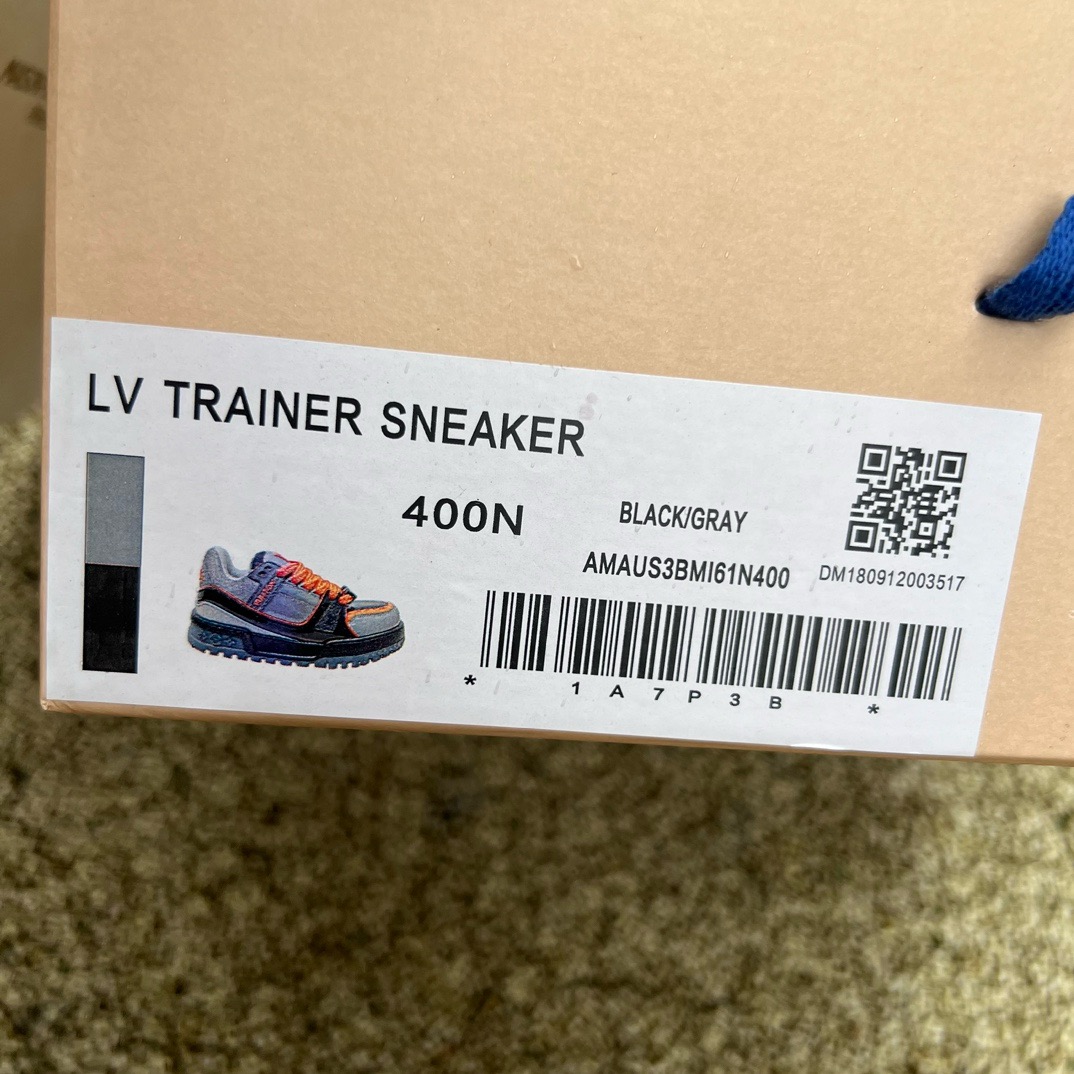 LV TRAINER MAXI Gray orange